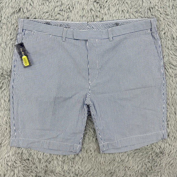 Polo Ralph Lauren Shorts Men's 42.5 Seersucker NWT Suffield Fit 381‎ Bleecker - Picture 1 of 13